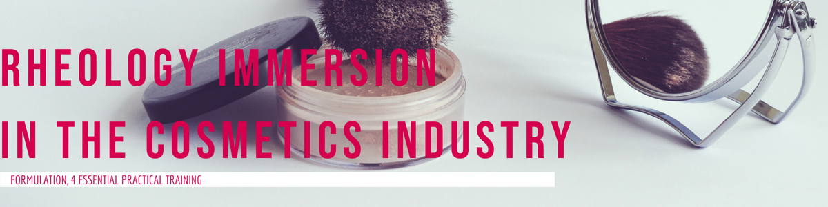 cosmetics industry Rheology immersion